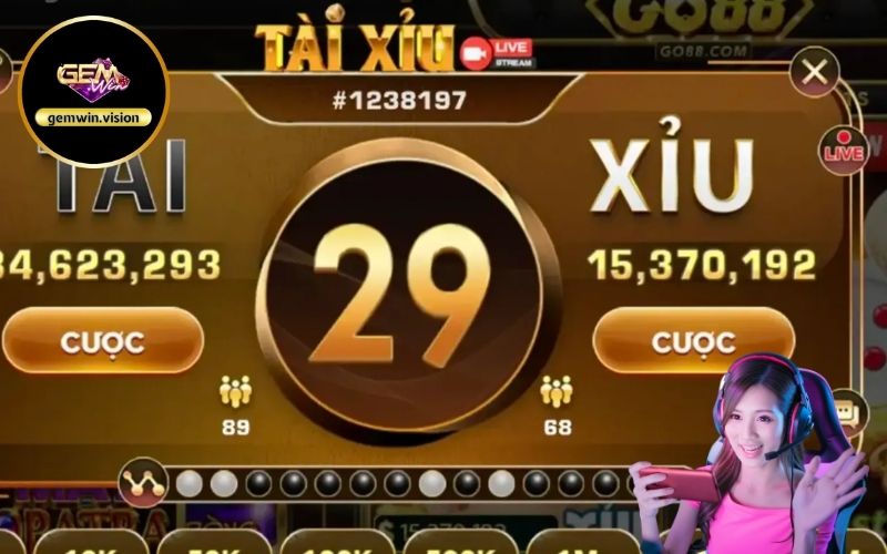 Tài Xỉu Livestream Gemwin