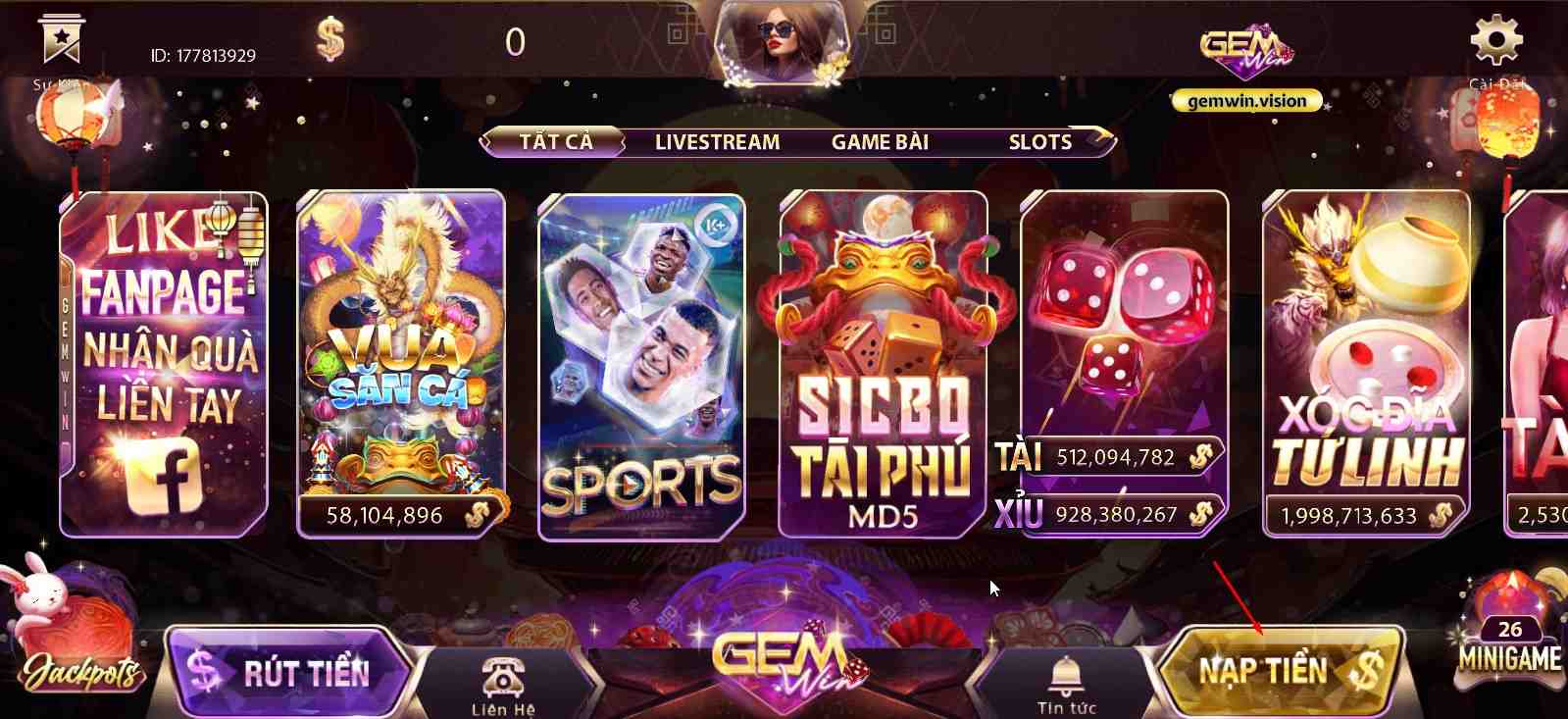 Lý do nên nạp tiền vào Gemwin Lý do nên nạp tiền vào Gemwin