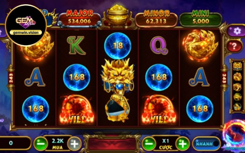 nổ hũ Kho báu Tứ Linh Gemwin